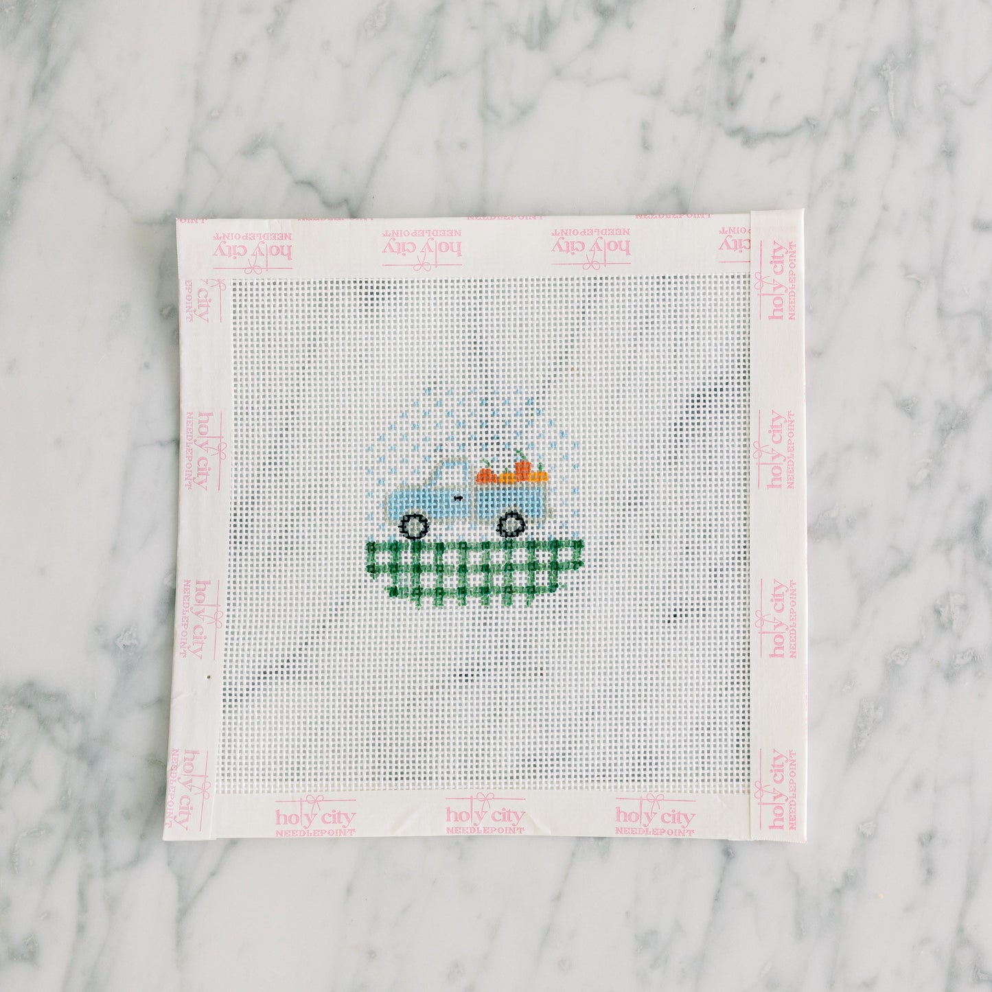 Pumpkin Truck Mini Canvas