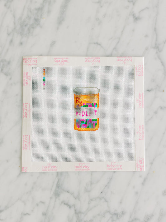 RX Needlepoint Bottle